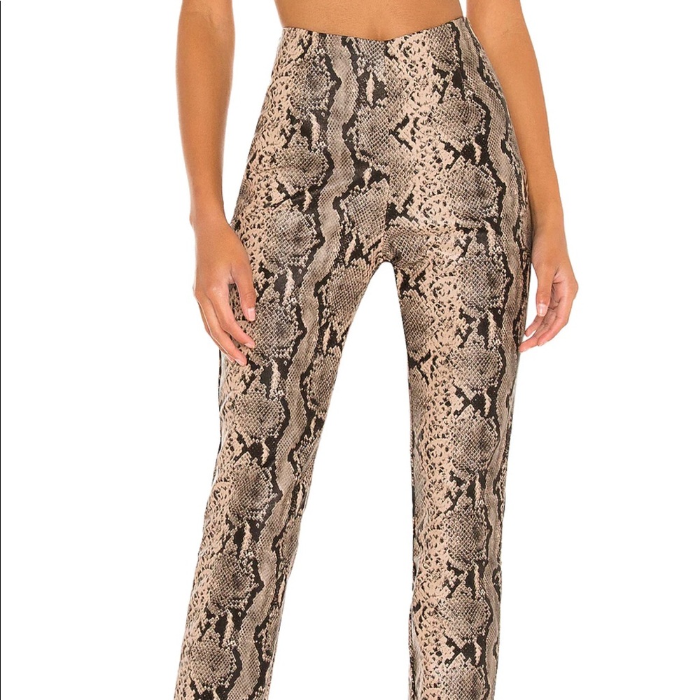 Superdown Snakeskin pants NWT